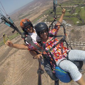 Vuelo estándar en parapente biplaza en Tenerife (Recomendado)
